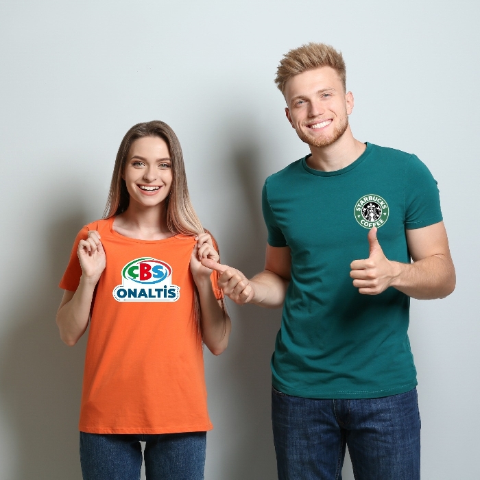 Unisex Zarif Promosyon T-Shirt