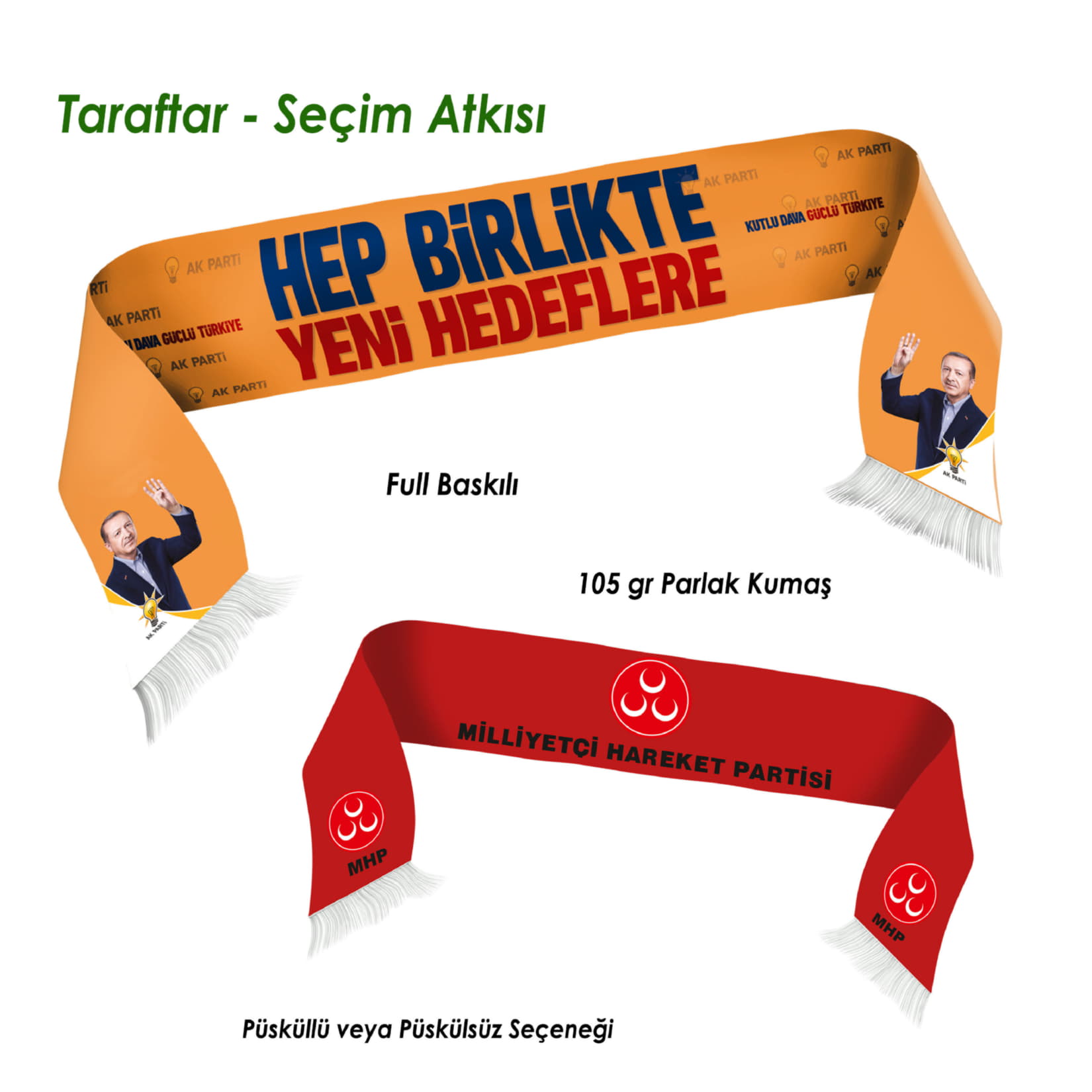 Taraftar - Seçim Atkısı