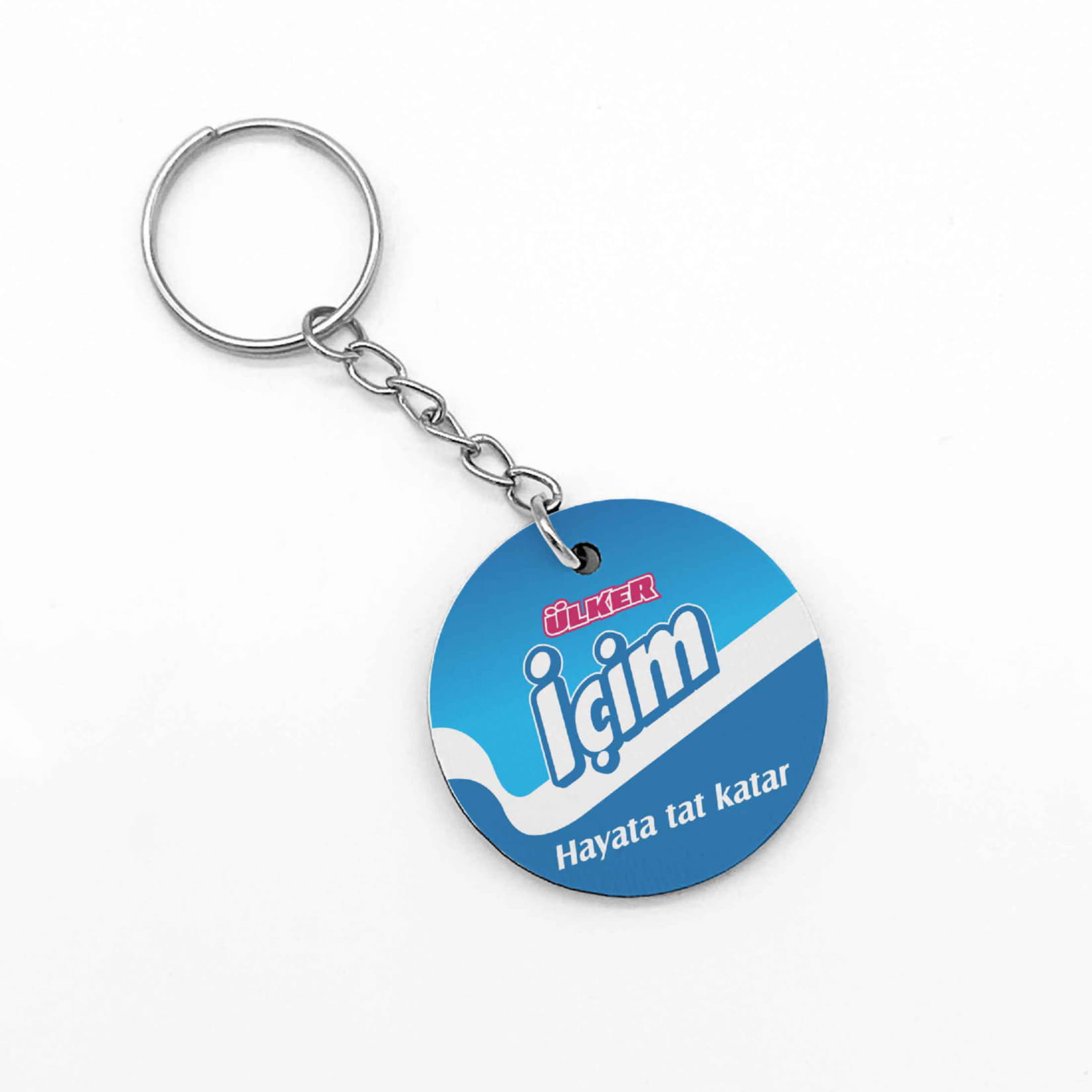 Ahşap Anahtarlık Yuvarlak Model