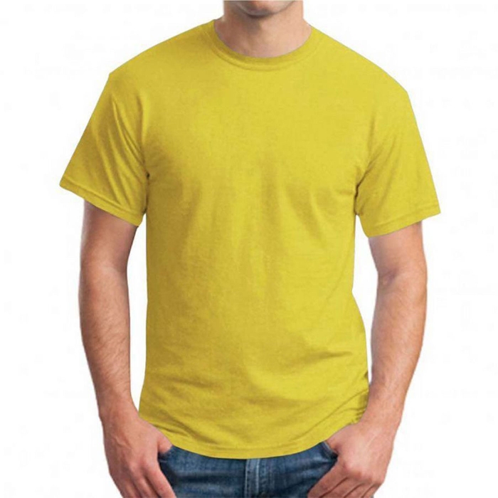 Stoklu Sarı T-Shirt