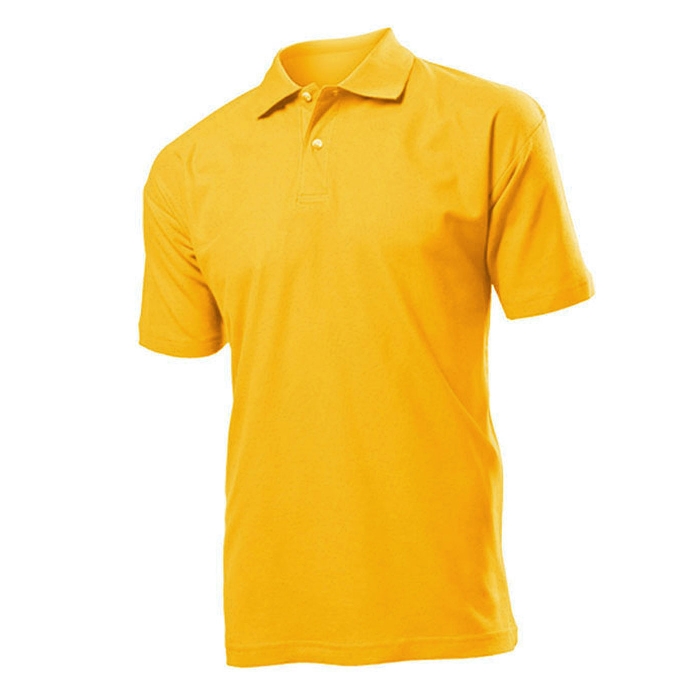 Yakalı Sarı Renk T-Shirt