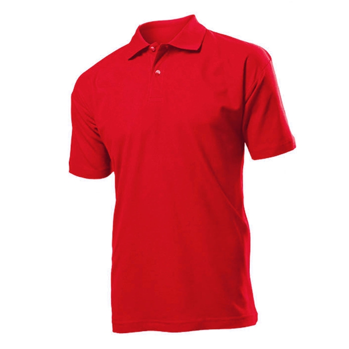 Yakalı Kırmızı Renk T-Shirt