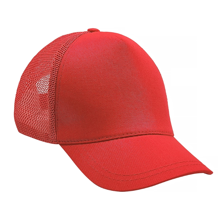 Promosyon Şapka - Fileli - Kırmızı 