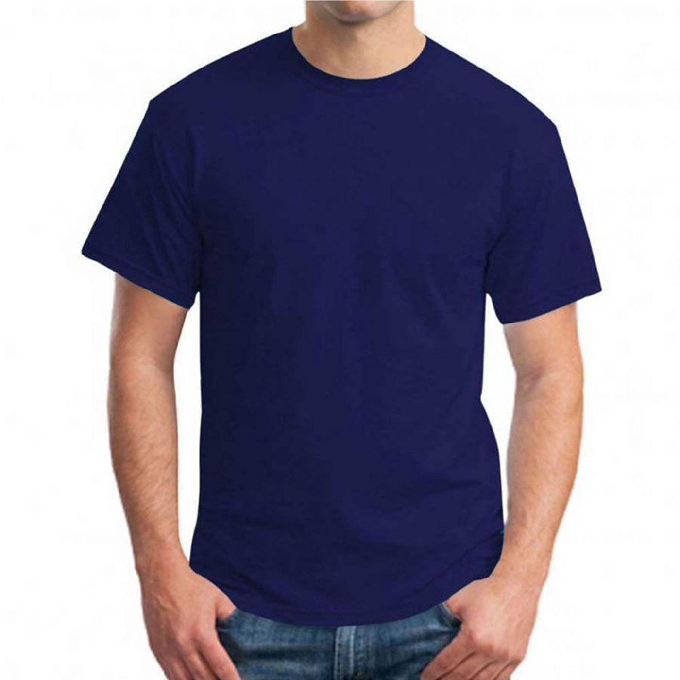 Şıklığın Anahtarı Ucuz Lacivert Renk T-Shirt