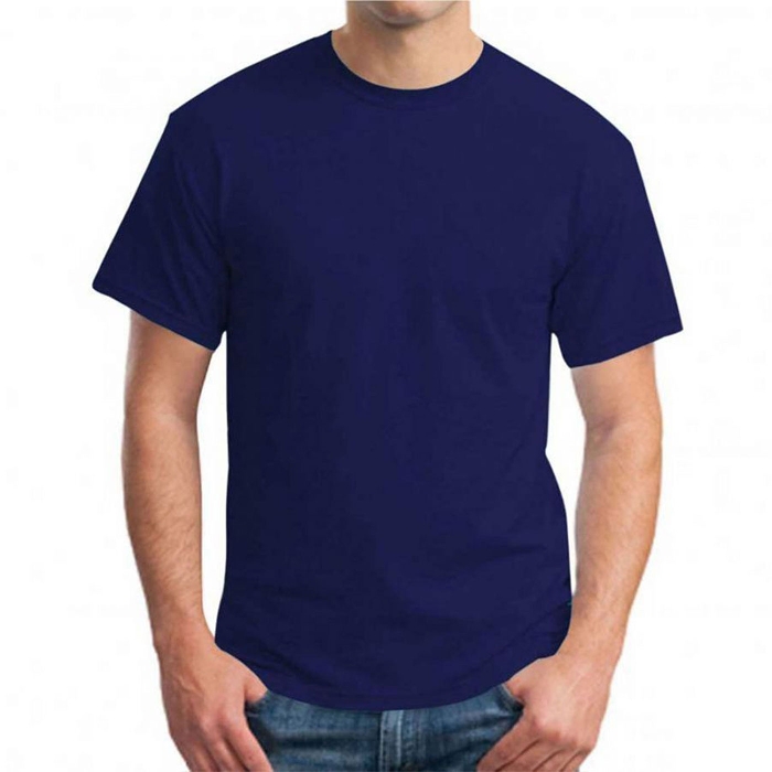 Stoklu Lacivert T-Shirt