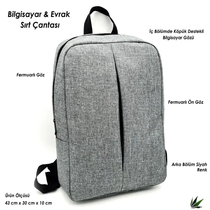 Rahatlık ve Stil İçin Promosyon Sırt ve Bilgisayar Çantası