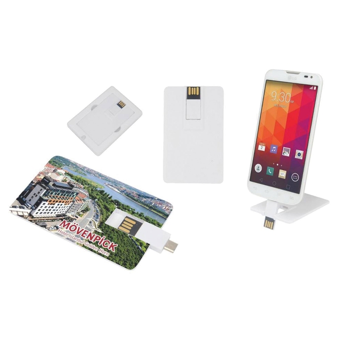52523 - Promosyon USB Bellek ile Şeffaf Yedekleme