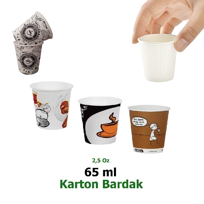 Pratik Tasarım Karton Bardak