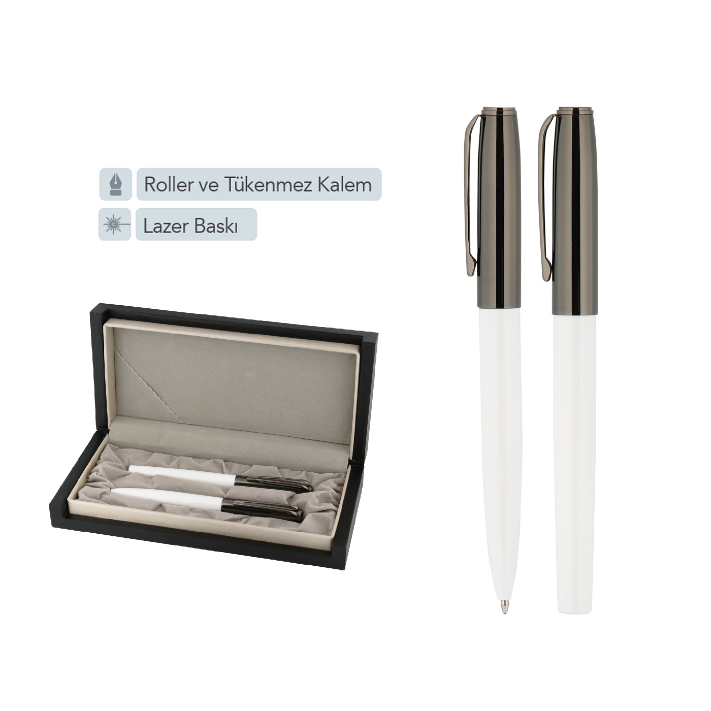 38234 - Akıcı Şıklık İçin Roller ve Tükenmez Kalem Seti