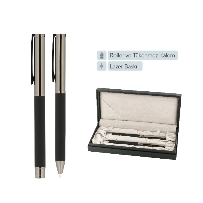 38238 - Promosyon Roller ve Tükenmez Set İle Kalem Tutkusu