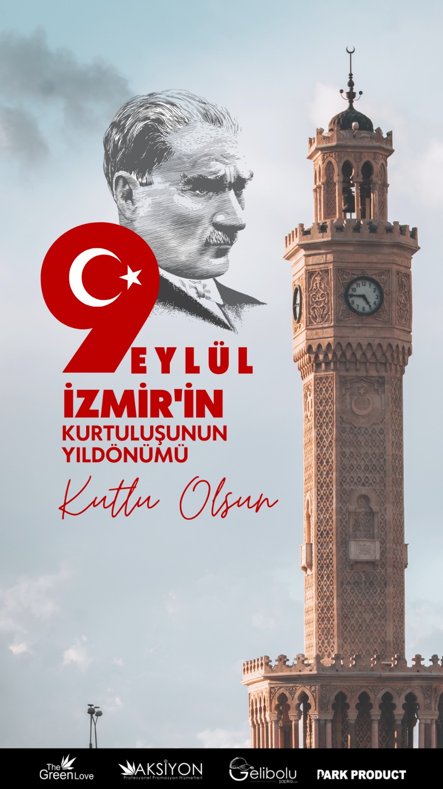 Özgürlük Zaferi, Bugün de Şehrin Kalbinde Atıyor! İzmir'in kurtuluşunun 101. Yıldönümü kutlu olsun.