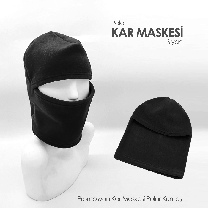 Ekonomik Polar Boyunluklu Kar Maskesi