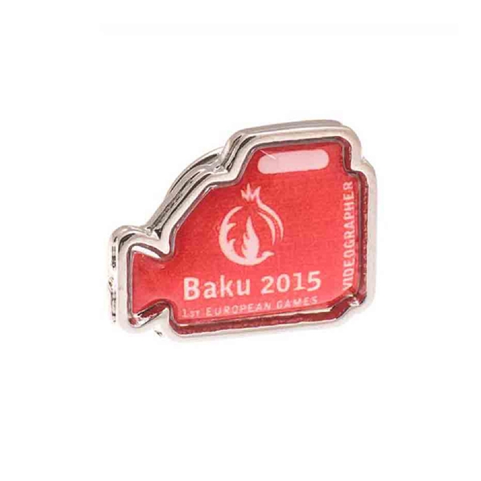 Bakü Oyunları Logolu Promosyon Rozet