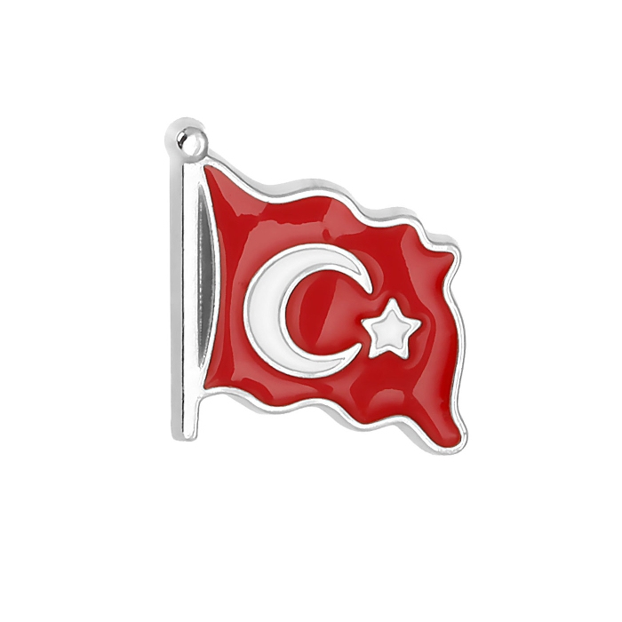 Promosyon Türk Bayrağı Rozeti - 3