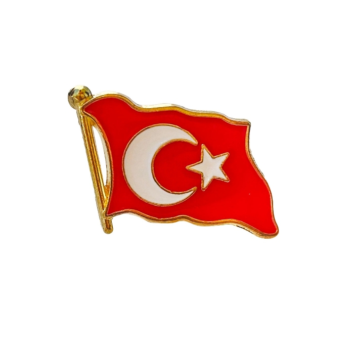 Promosyon Türk Bayrağı Rozeti - 5