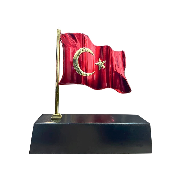 Bayrak Görselli Promosyon Masa İsimliği