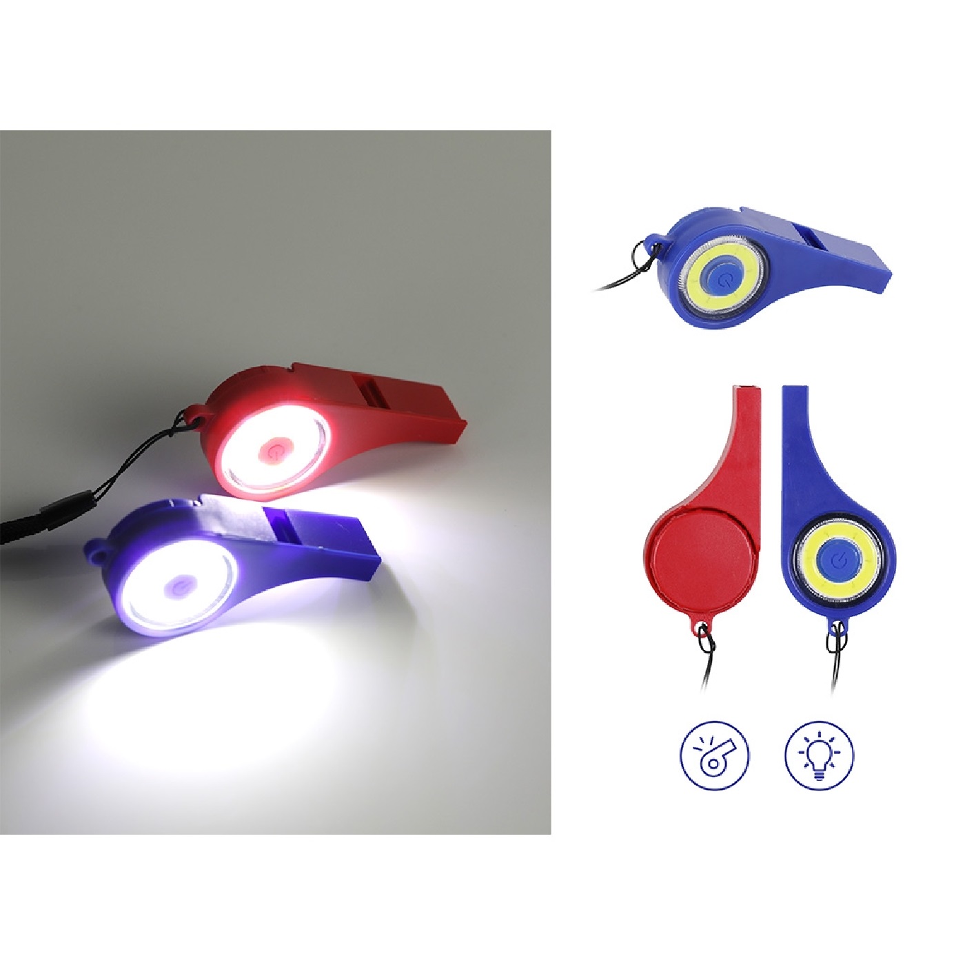 52868 - Işıklı Uyarı Led Işıklı Düdük