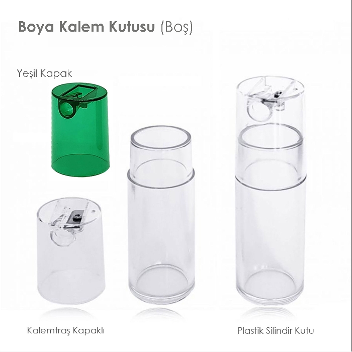 10542 - Şık Sunum İçin Promosyon 6'lı Plastik Kalem Kutusu