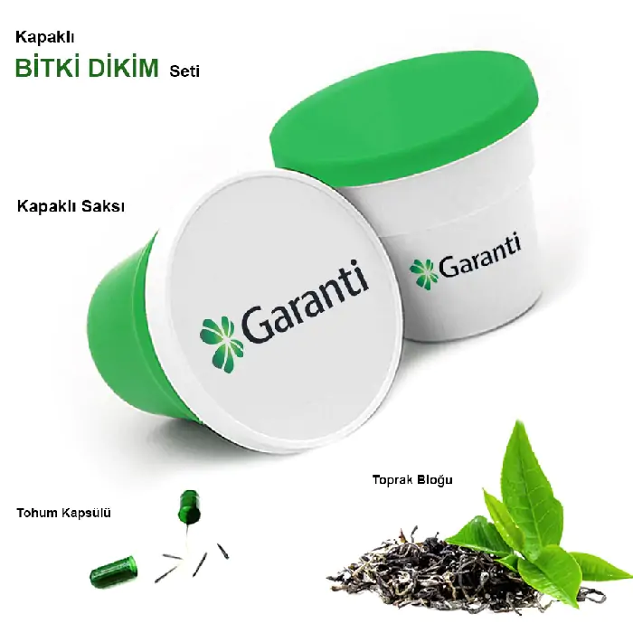 Promosyon Mini Saksılı ve Tohumlu Bitki Dikim Seti