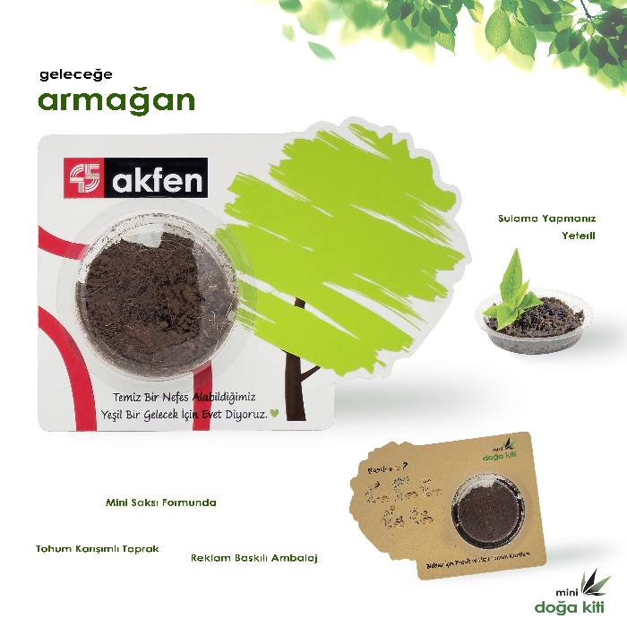 Promosyon, mini doğa kiti ile doğa sever.