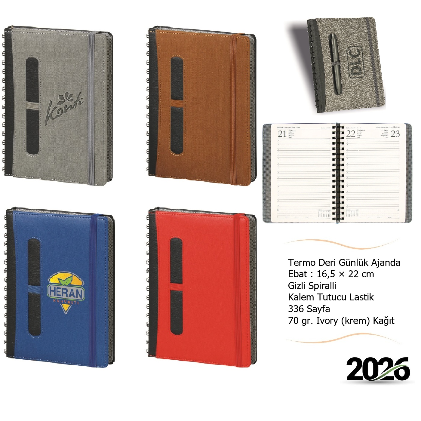 Promosyon Gizli Spiralli Ajanda