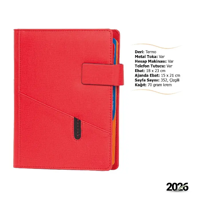 2026 Mekanizmalı Ajanda