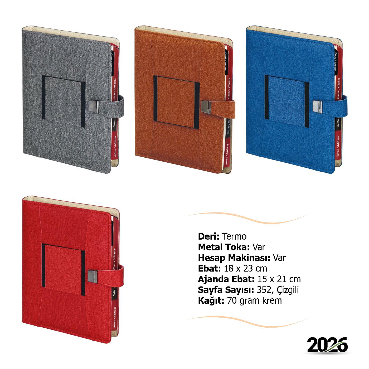 2026 Organizer Ajanda