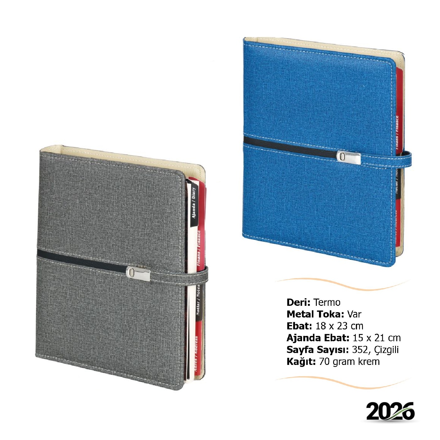 Organizer Mekanizmalı Ajanda