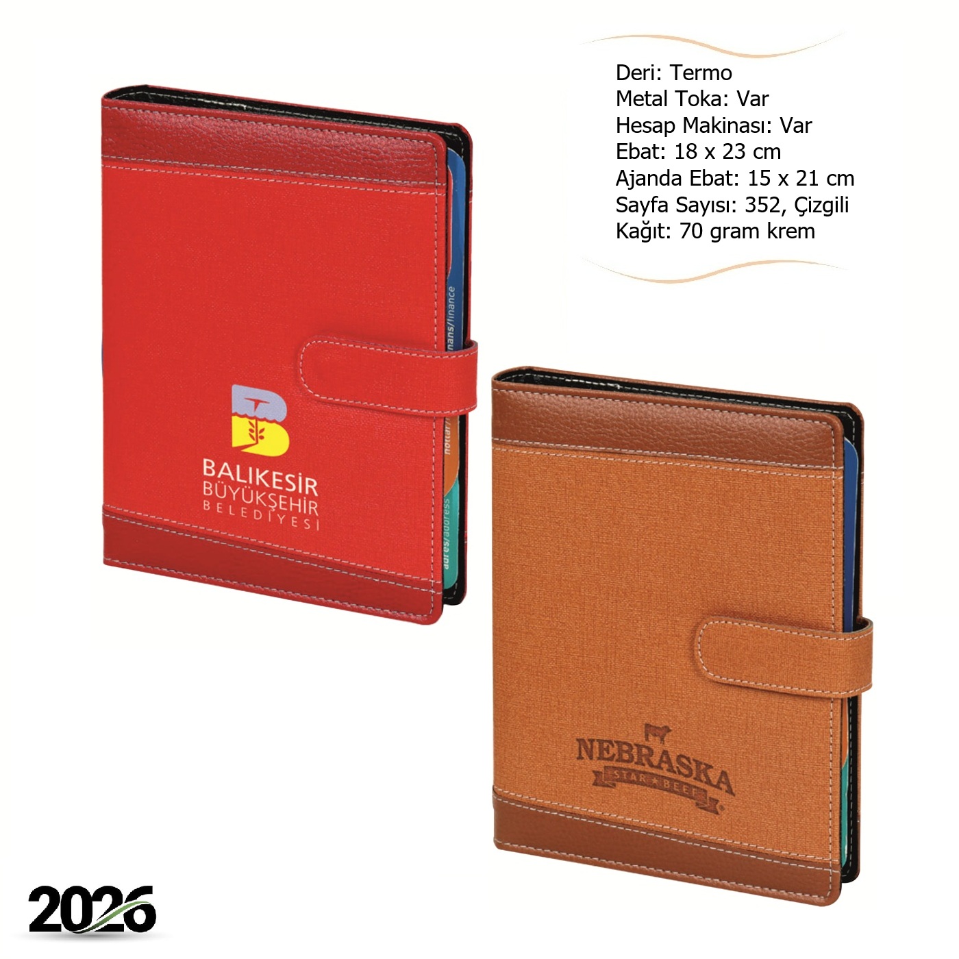 Organizer Mekanizmalı Ajanda