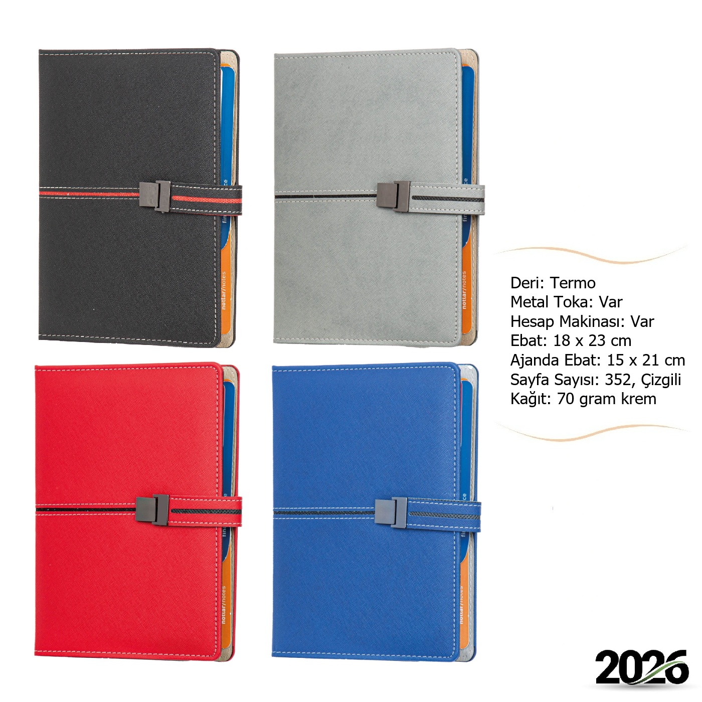 Termo Deri Organizer Ajanda