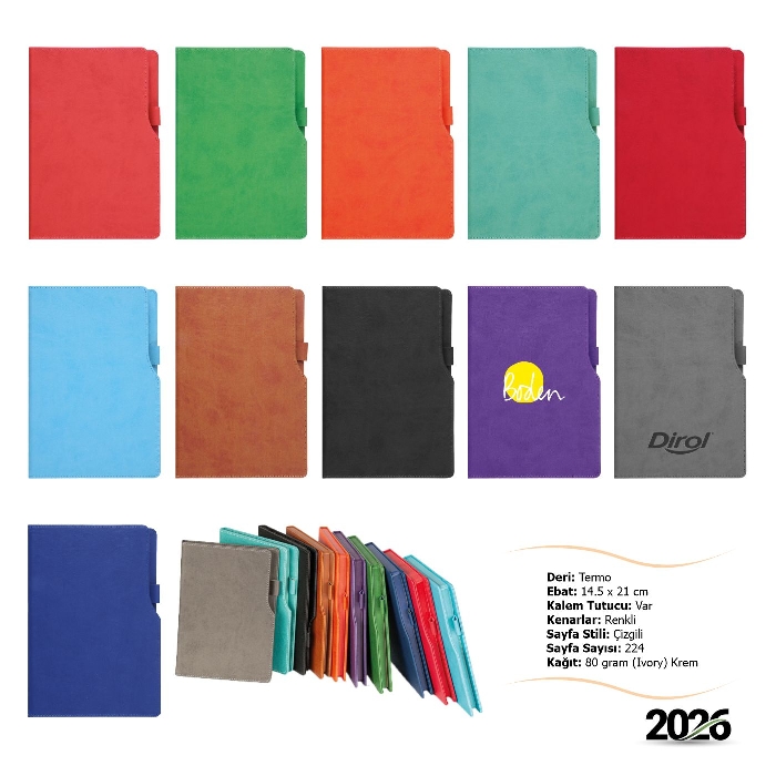 Tarihsiz 224 Sayfa Defter