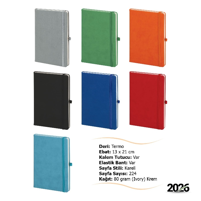 Tarihsiz Sert Kapak Defter