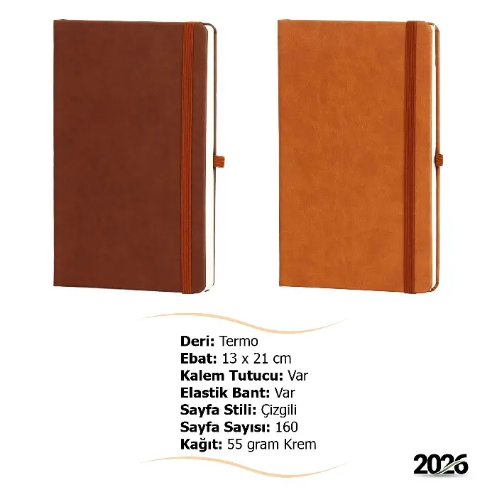 Esnek Lastikli Promosyon Defter
