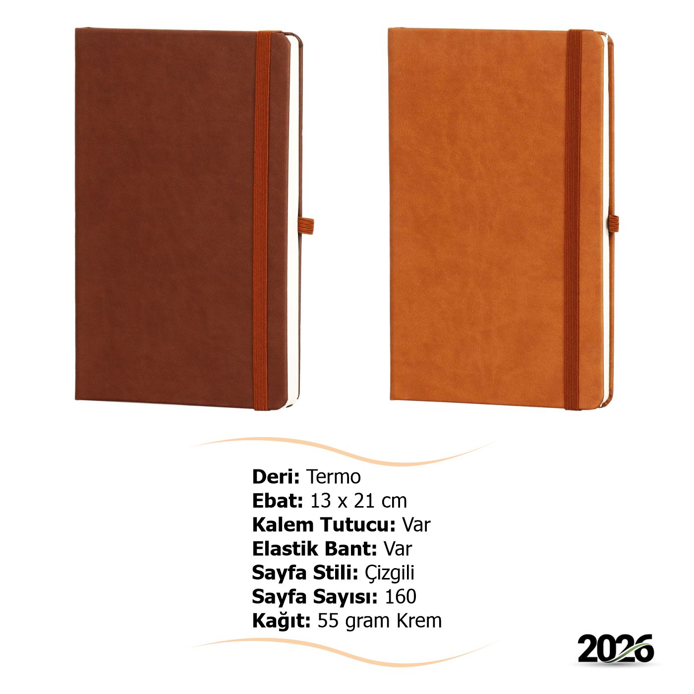 Esnek Lastikli Promosyon Defter