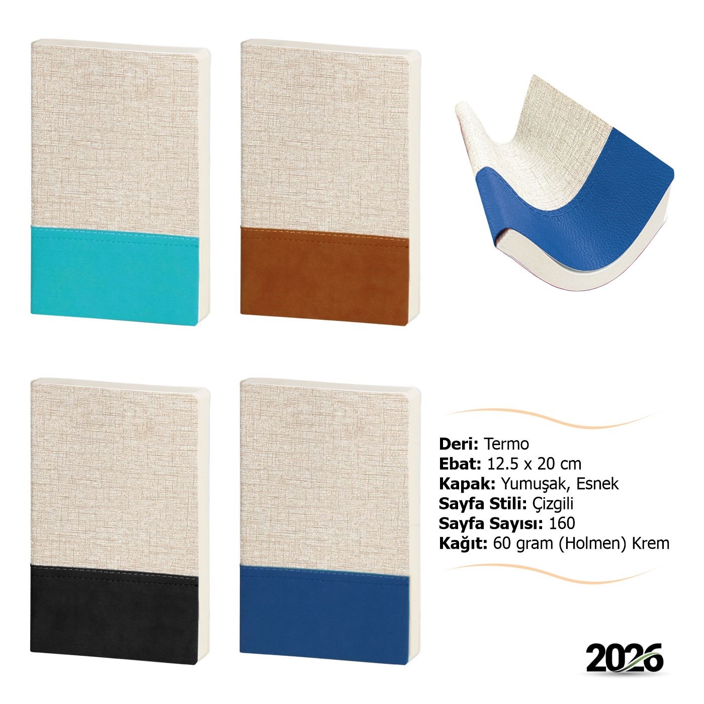 Kaliteli Tarihsiz Promosyon Defter