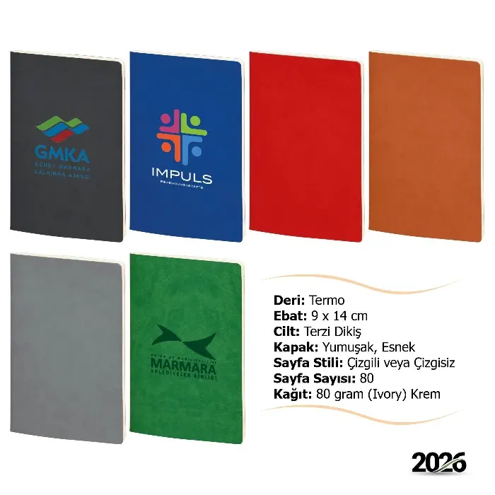 Tarihsiz Yumuşak Kapak Defter