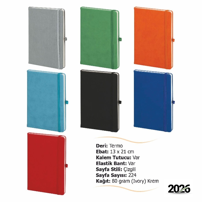  Çizgili 13x21 Defter