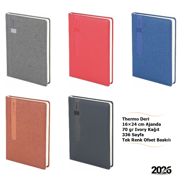 Termo Deri Kapak Ajanda