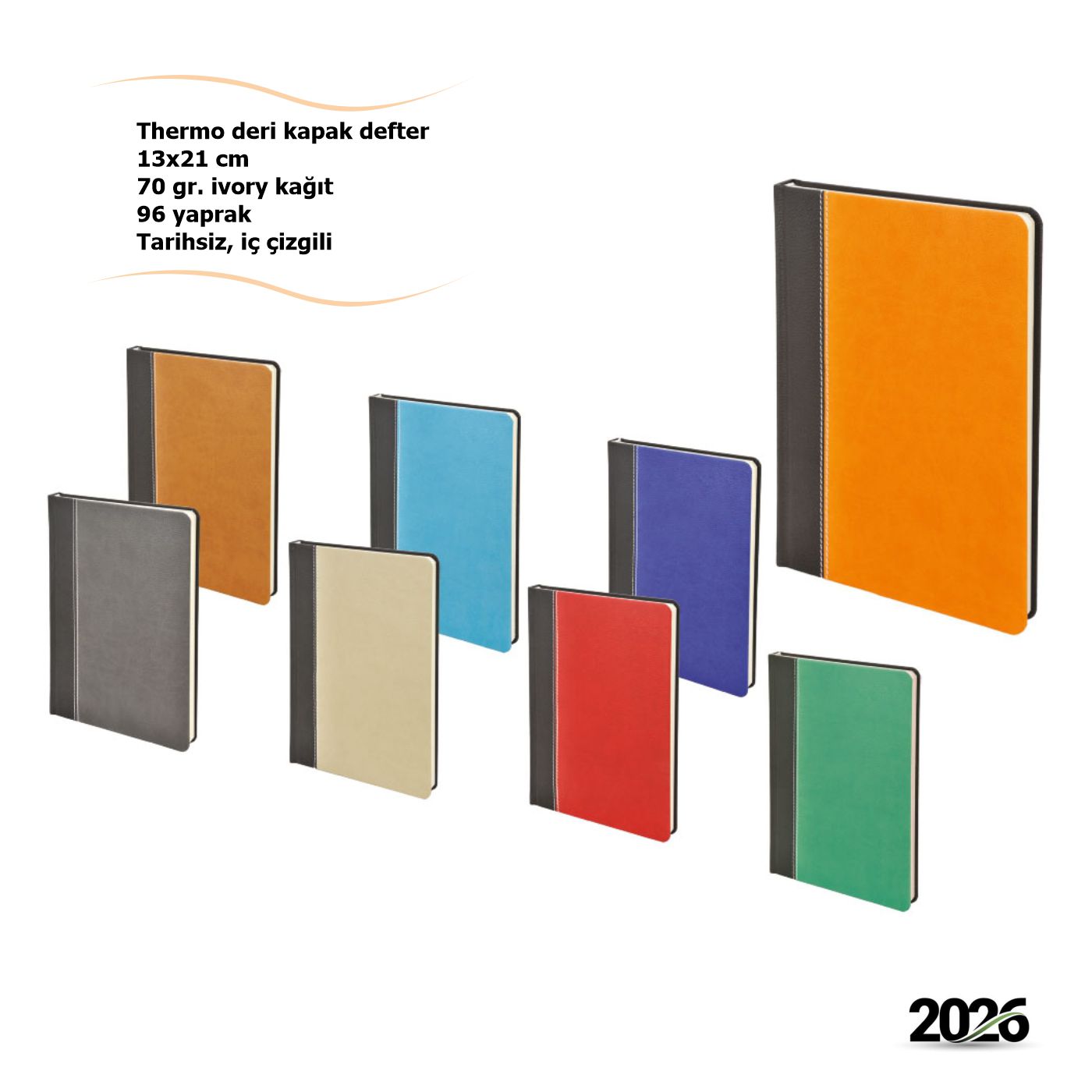 Termo Deri Kapak Defter