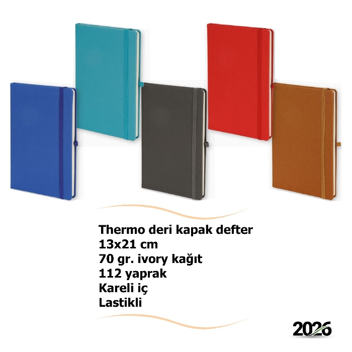 Termo Deri Kapak Defter