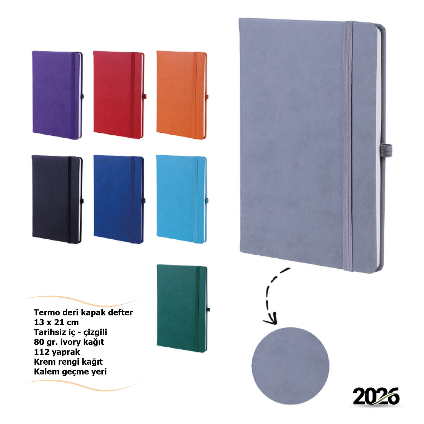 Lastikli Kaliteli Defter