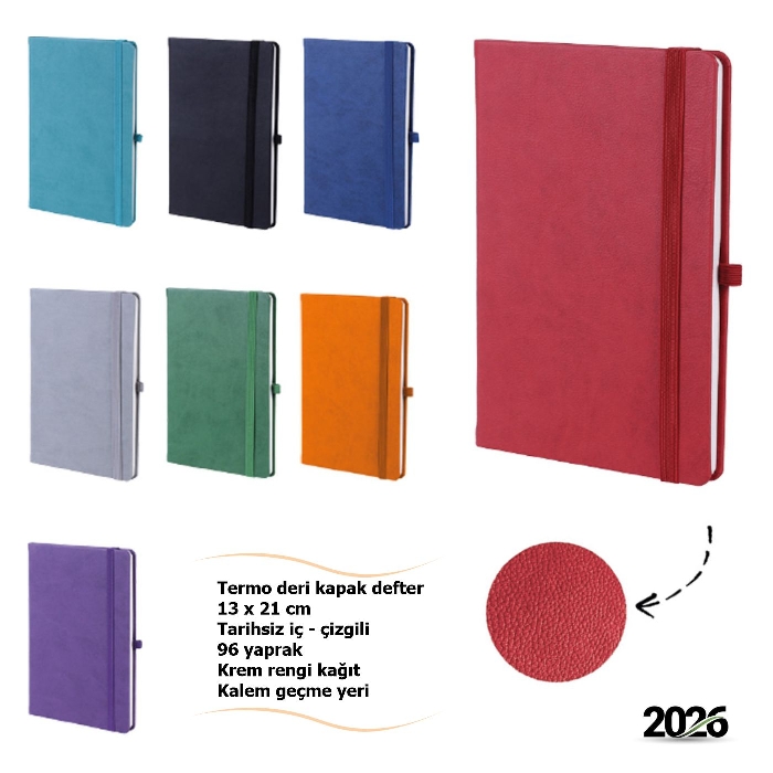 13 X 21 cm Hediyelik Defter