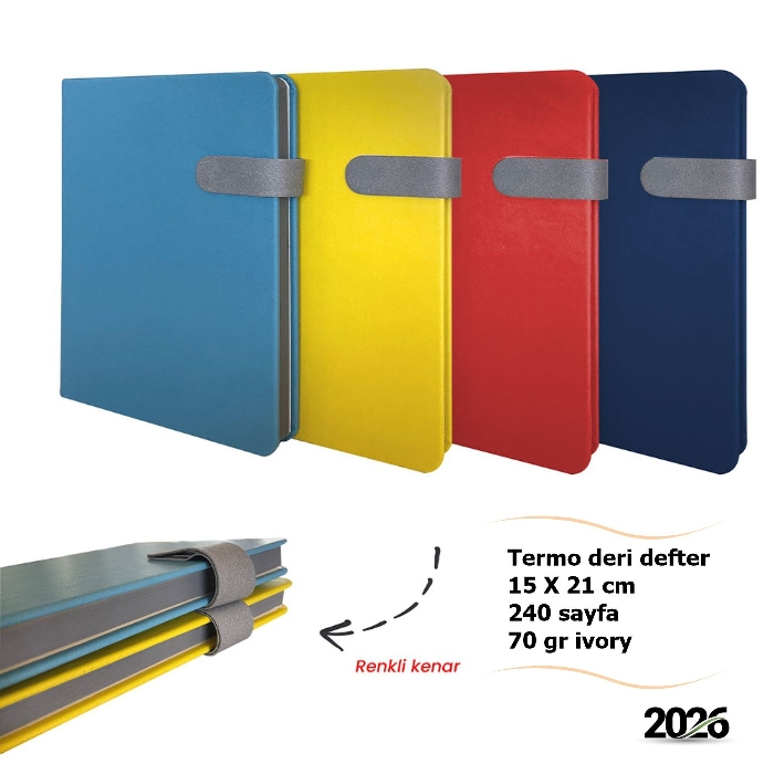 Mıknatıslı Kapak Defter