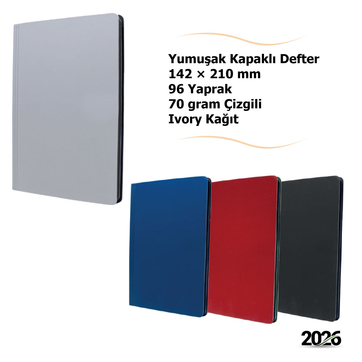 96 Yaprak Kaliteli Defter