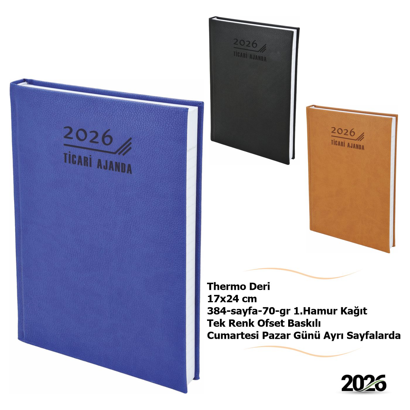 Termo Deri Günlük Promosyon Ajanda