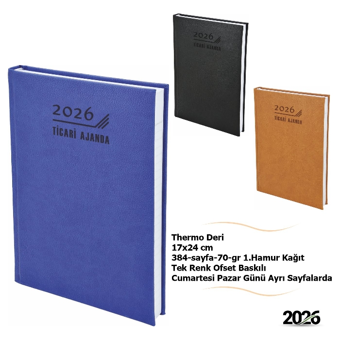 Termo Deri Günlük Ajanda
