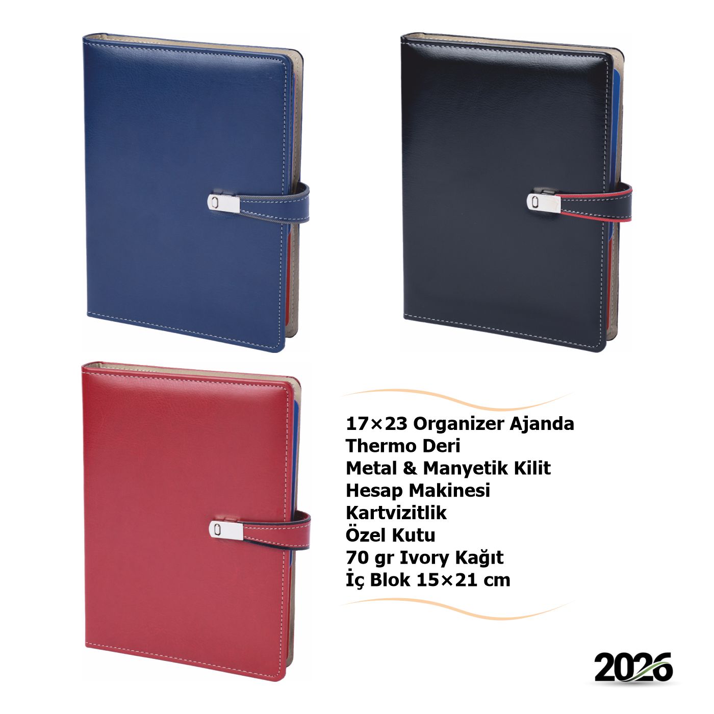 Termo Deri Organizer Ajanda