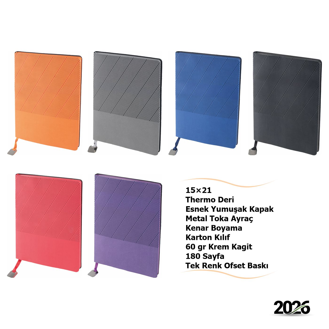 Esnek Yumuşak Kapak Defter