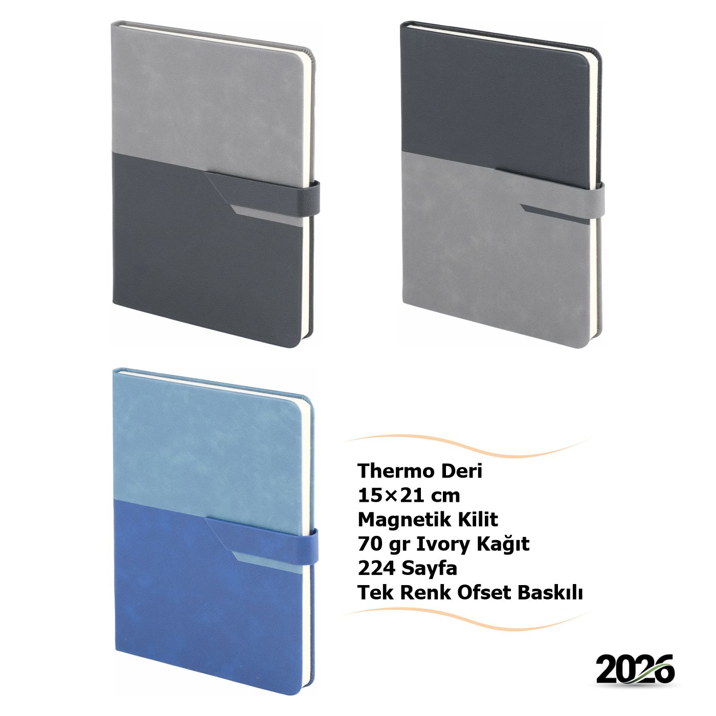 Kilit Kapaklı Promosyon Defter