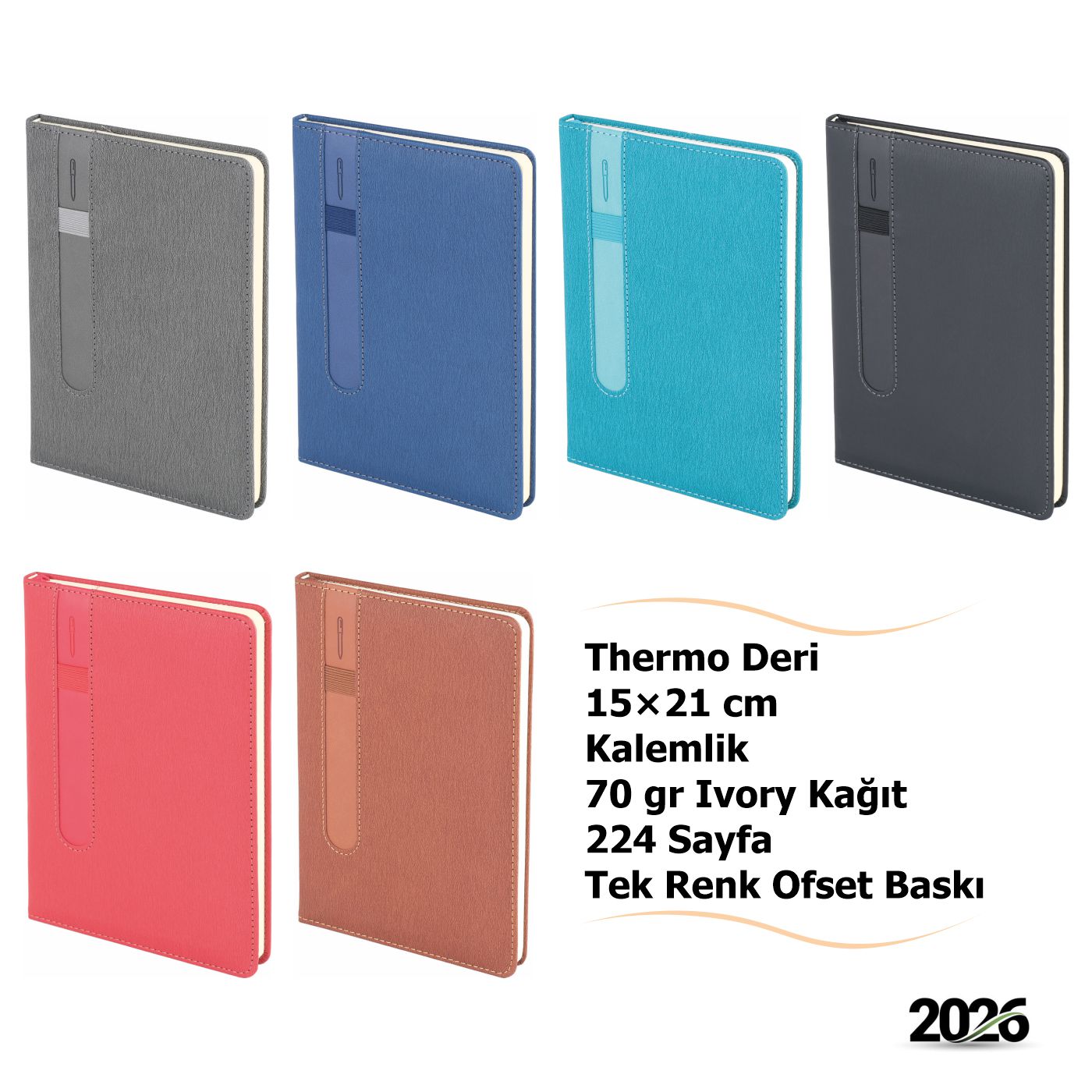 Kalemlik Lastikli Defter